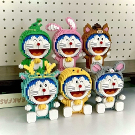 Bộ lắp ráp Doraemon 12 Con Giáp | Đồ chơi xếp hình 3D BALODY Nanoblock