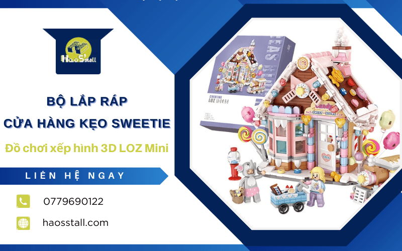 Bộ lắp ráp Cửa Hàng Kẹo Sweetie