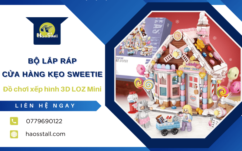 Bộ lắp ráp Cửa Hàng Kẹo Sweetie