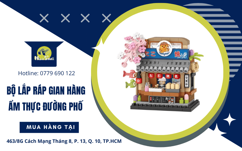 Bộ lắp ráp gian hàng ẩm thực đường phố