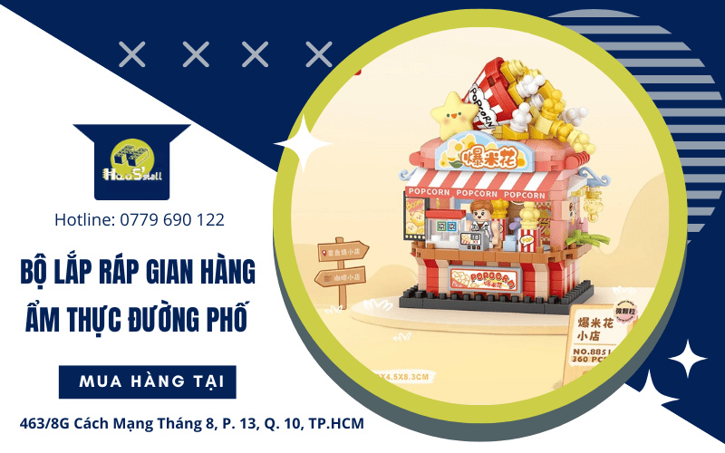 Bộ lắp ráp gian hàng ẩm thực đường phố