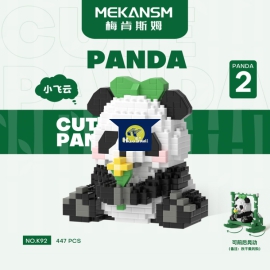Series Chubby Panda - Mô Hình Đồ Chơi Lắp Ráp 3D MEKANSM Nanoblock