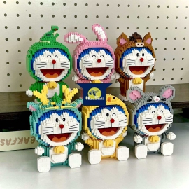 Bộ lắp ráp Doraemon 12 Con Giáp | Đồ chơi xếp hình 3D BALODY Nanoblock