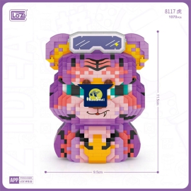 Bộ Lắp Ráp Fancy Tiger - Đồ Chơi Xếp Hình 3D LOZ Nanoblock