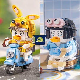 Bộ Lắp Ráp Vịt Tinh Nghịch - Đồ Chơi Xếp Hình 3D LOZ Nanoblock