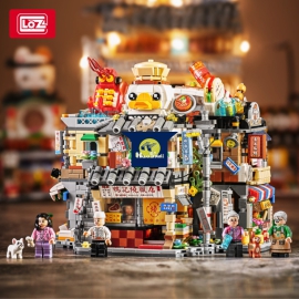 Series Phố Ẩm Thực Nhà Vịt - Bộ Đồ Chơi Xếp Hình 3D LOZ Mini