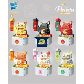 Series Lục Mao Gõ Cửa- Bộ Đồ Chơi Xếp Hình 3D ZUANMA Nanoblock