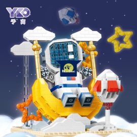 Bộ Đồ Chơi Lắp Ghép Phi Hành Gia Vũ Trụ Mẫu Mới - Mô Hình 3D YKO Nanoblock