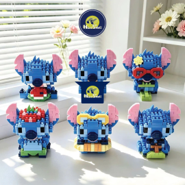 Series Stitch & Kỳ Nghỉ Trên Bãi Biển - Mô hình lắp ráp & Bộ đồ chơi xếp hình 3D Nanoblock