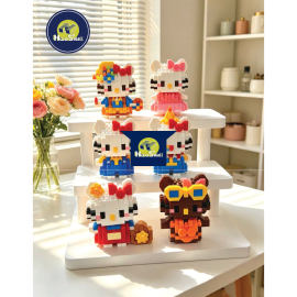 Series Summer Kitty - Mùa Hè Ngọt Ngào | Mô hình lắp ráp & Bộ đồ chơi xếp hình 3D Nanoblock