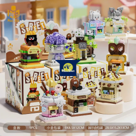 Series Cửa Hàng Đường Phố Mini - Bộ đồ chơi xếp hình 3D Pan Nie Nanoblock