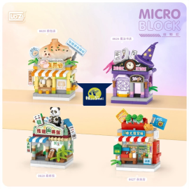 Series Cửa Hàng Tiện Lợi - Đồ chơi mô hình lắp ráp 3D LOZ Nanoblock