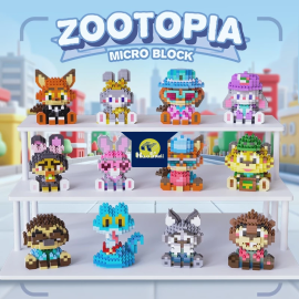 Series Zootopia 2 - Bộ đồ chơi xếp hình 3D BOZHIJIA Nanoblock